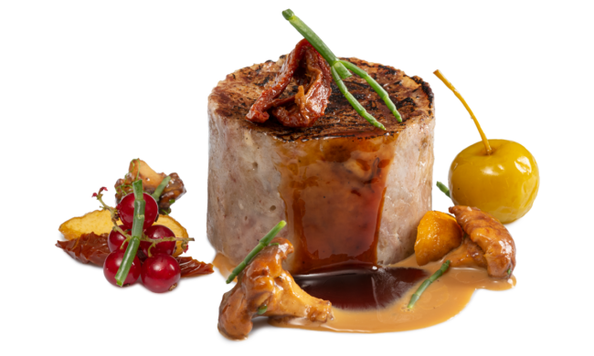 Emplatado rulo manitas de cerdo Gastrocook